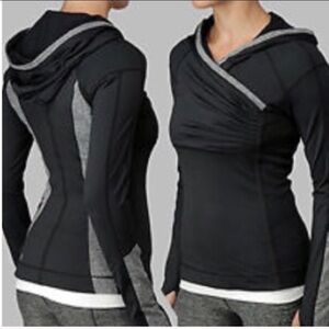 Lululemon Run:Cross Train Pullover
 in Black / Static Black Size 2